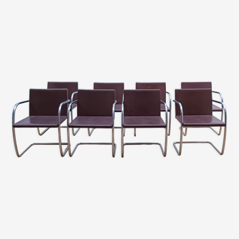 Lot de chaises de bureau BRNO 2 de Mies Van Der Rohe Ludwig, Knoll