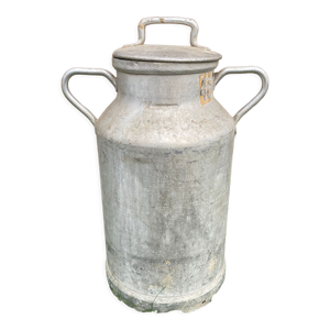 Pot à lait de ferme bidon en aluminimum