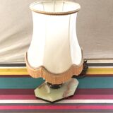 Ancient marble and alabaster column lamp