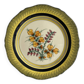 Assiette décorative Henriot Quimper fleurs