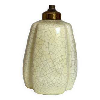 Art deco cracked lamp base