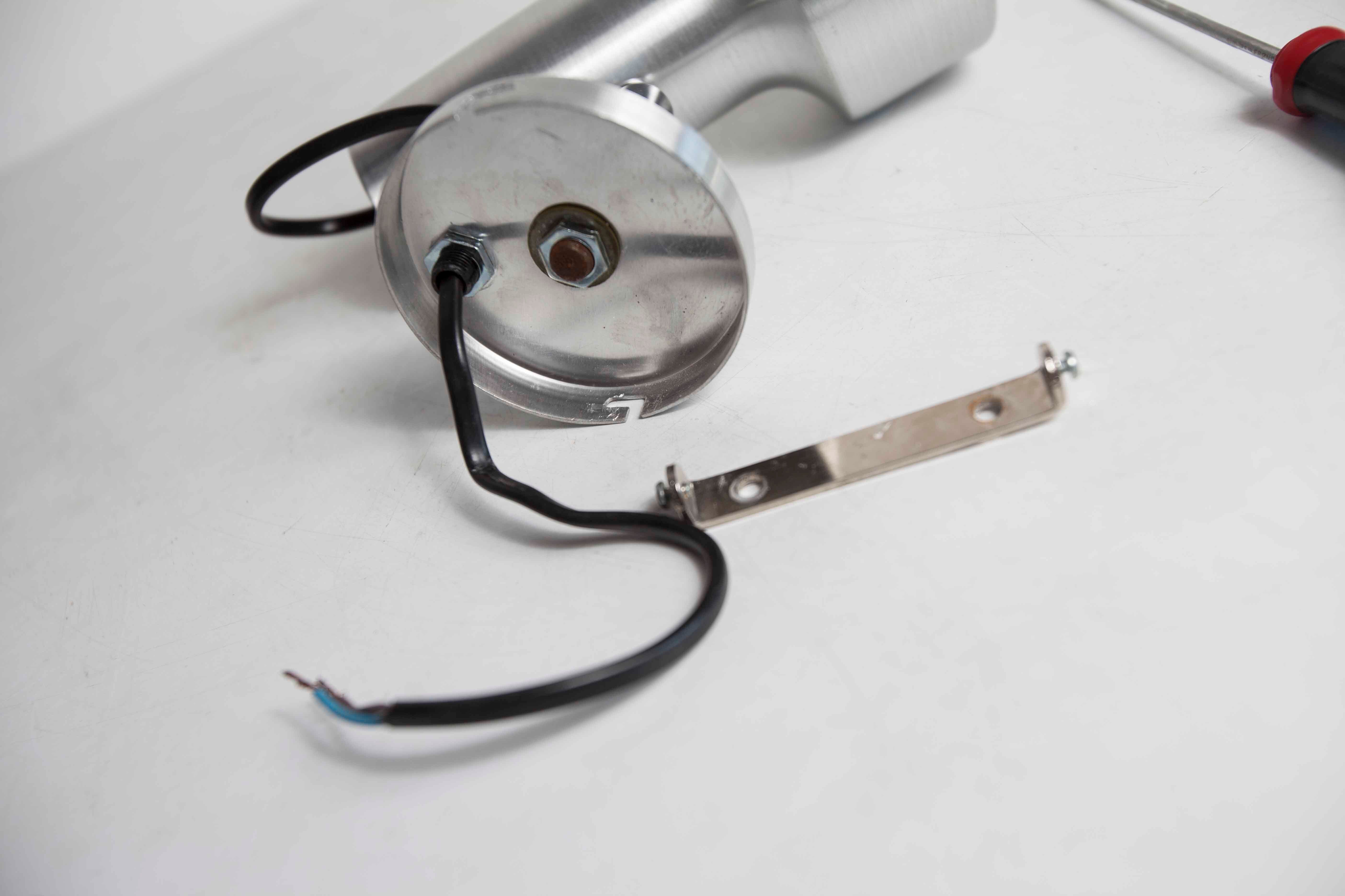 Pair of wall lamps SCE 1970 aluminium ref 2312