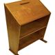 Vintage Oak Secretary Desk by Cor Alons for Den Boer Gouda