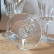 Set of 7 Baccarat Côte d'Azur wine glasses