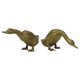 Pair of Bronze Ducks and Geese Figurines France 1940s