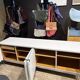 Enfilade Florence Knoll édition Knoll en bois blanc 4 portes
