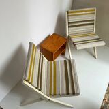 Pair of indoor/outdoor folding armchairs