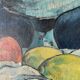 Still life painting in oil