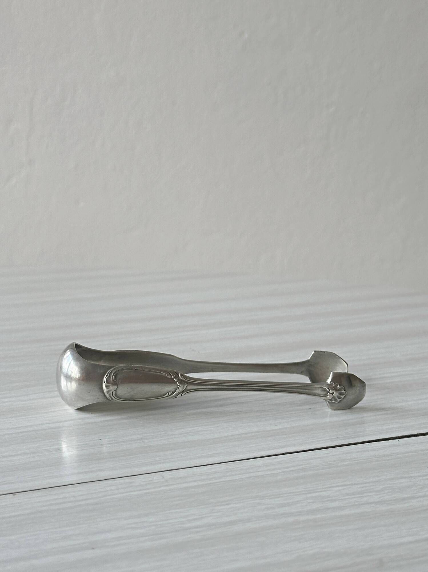 Vintage metal sugar tongs