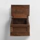 Antique French Oak Wall Salt Box, ca. 1850