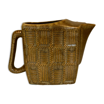 Ricard pitcher 70's in enamelled stoneware