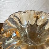 Murano blown glass trumpet vase, 1960s-70s