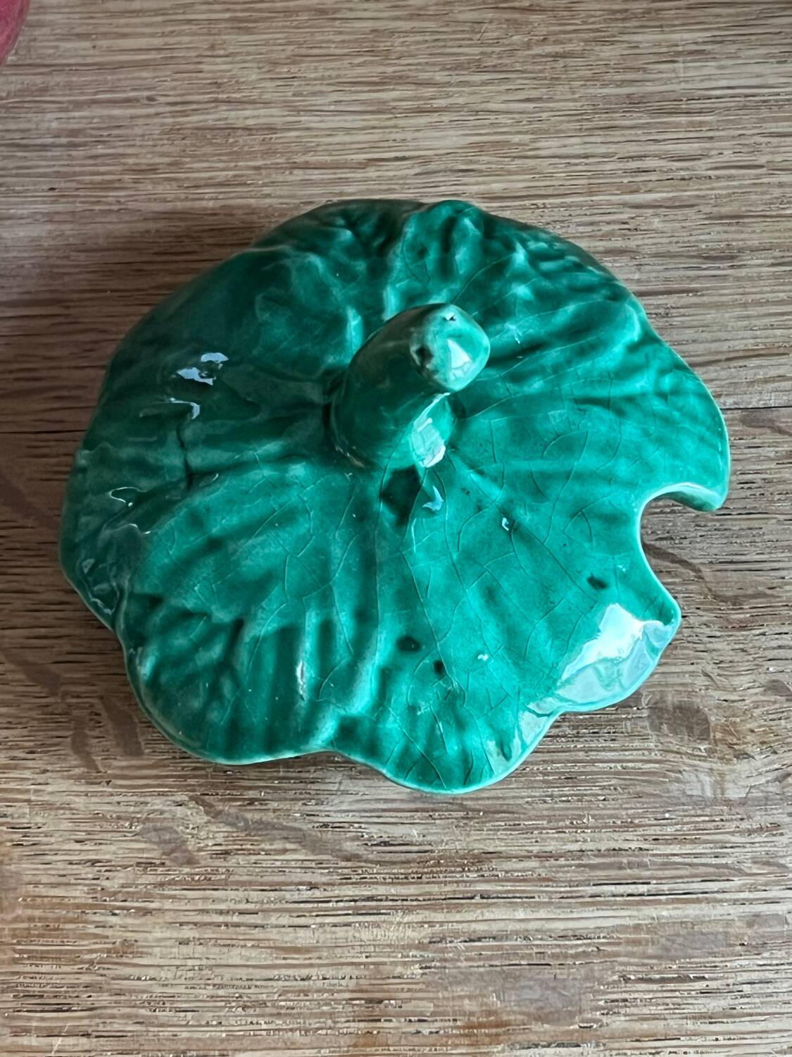 Strawberry slip jam jar