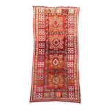Moroccan Arabia rug red - 186 x 434 cm