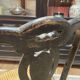 Napoleon III chair in blackened wood