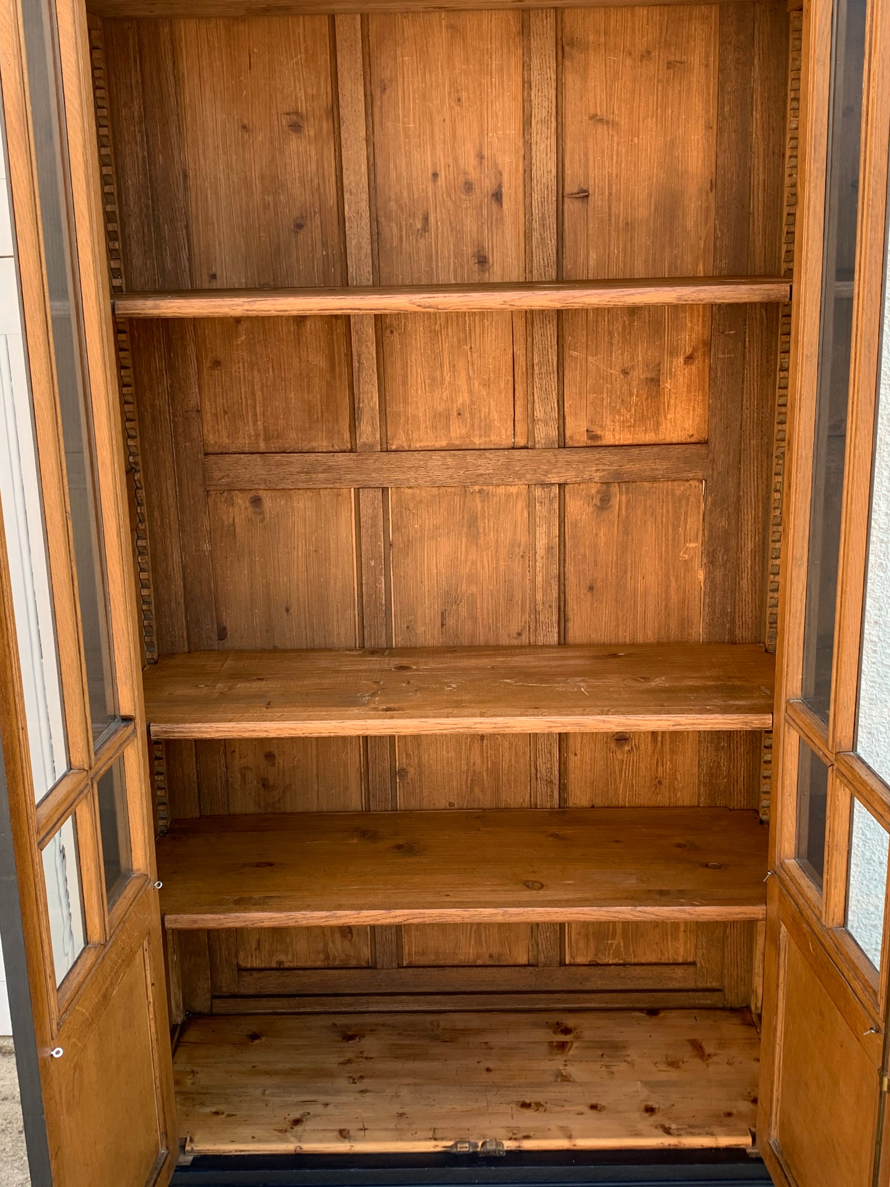 Glass-glazed Parisian wardrobe 1930