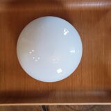 White opaline ceiling lamp