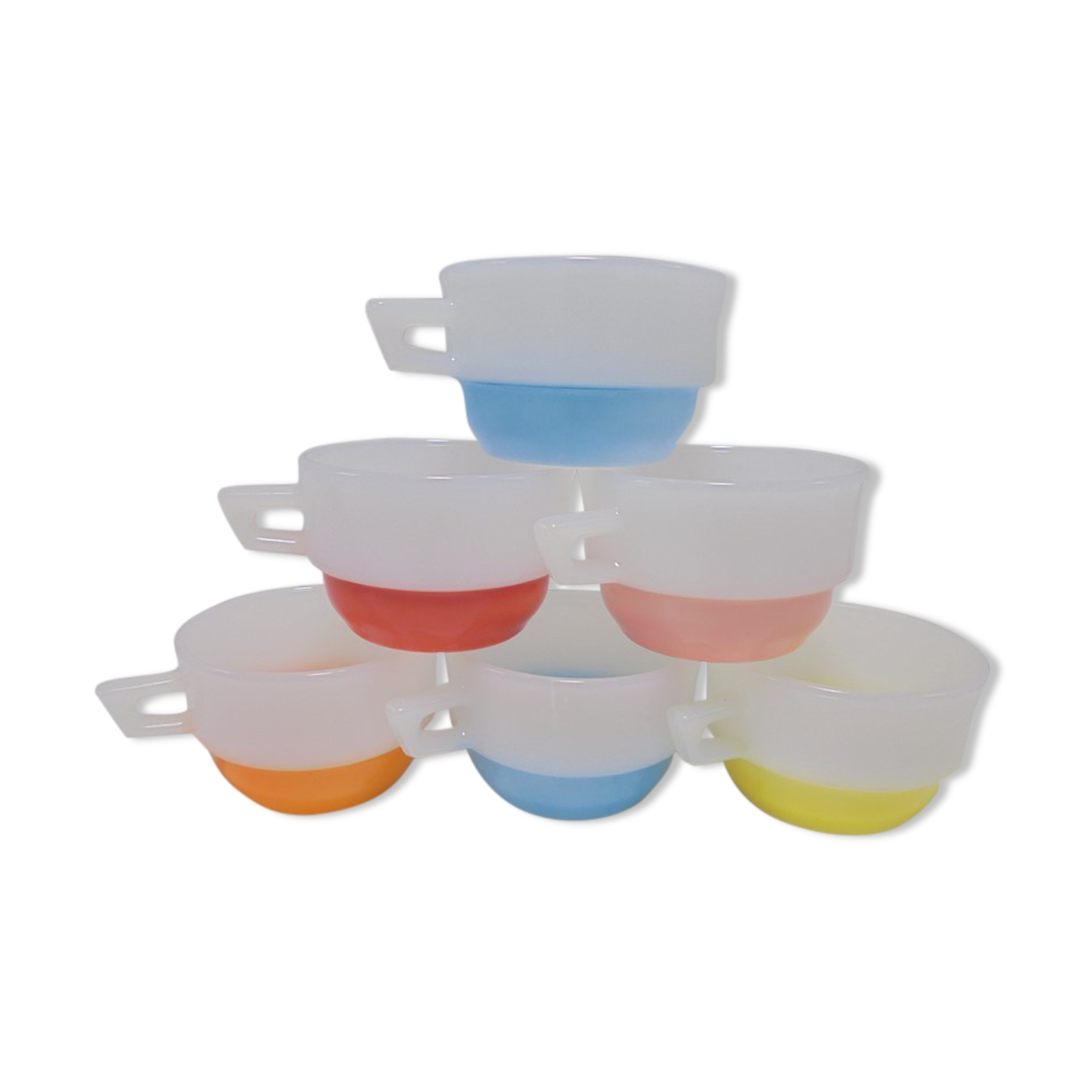 Set of 6 vintage cups