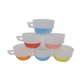 Set of 6 vintage cups