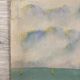 Vintage seaside watercolor