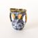 Grey and mustard Vallauris vase