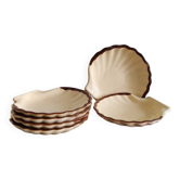 Assiettes coquilles Émile Henry