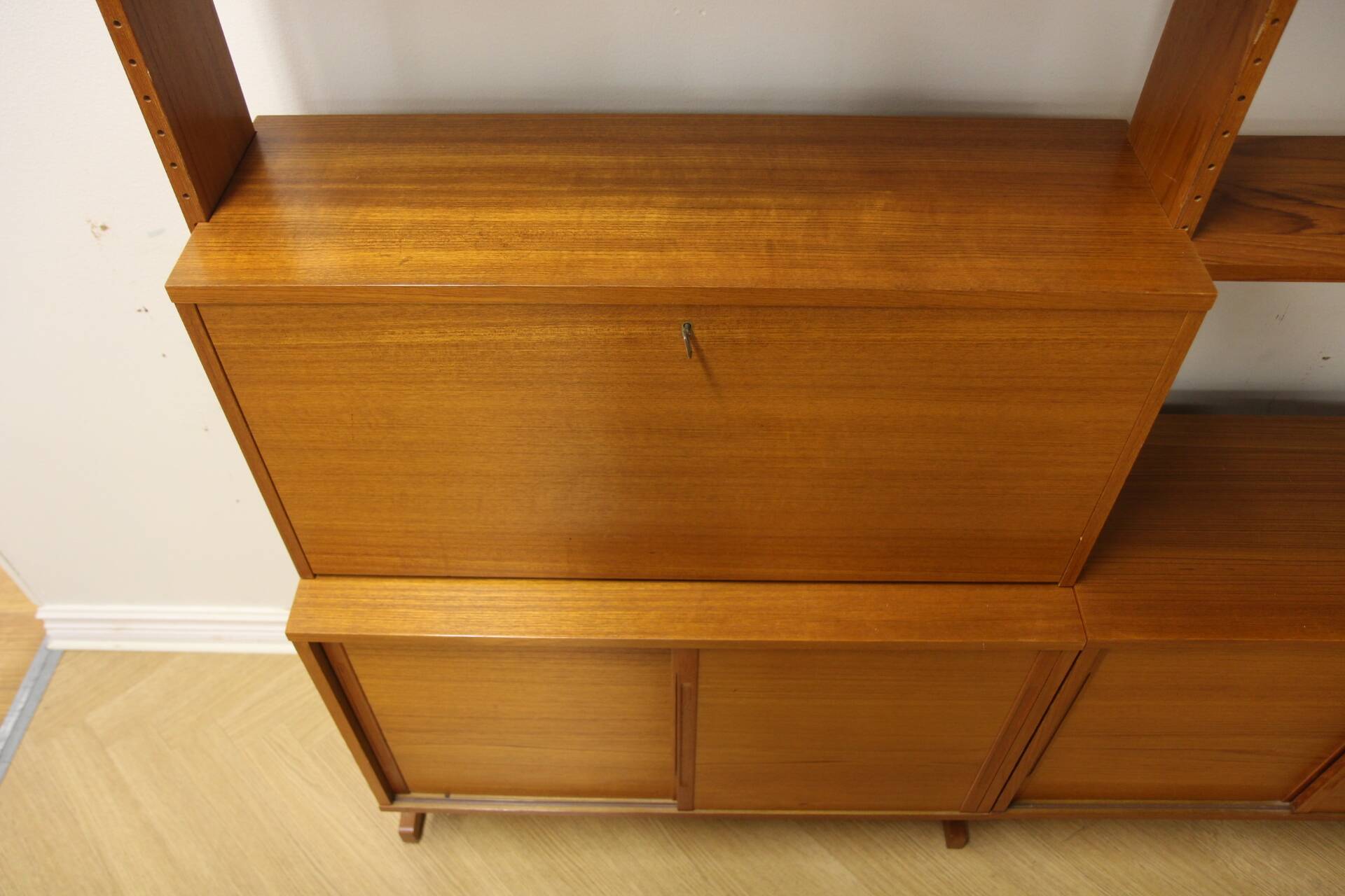 Scandinavian “String Parad” teak bookcase, Sweden, 1960
