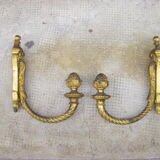 Pair of old curtain pads