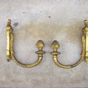 Pair of old curtain pads