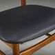 Mid-century Danish dining chair with leather upholstery from Farstrup, 1960s