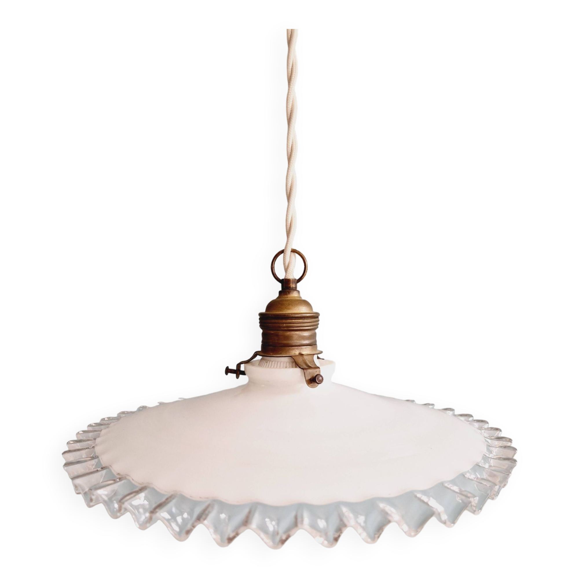 Suspension in opaline 1930s