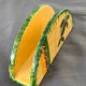 Olive decorative ceramic letter/napkin holder