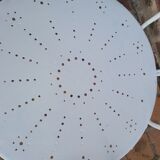 Wrought iron garden armchair