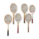 Lot de 6 raquettes de tennis vintage