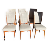 Set of 6 vintage chairs 1950/60
