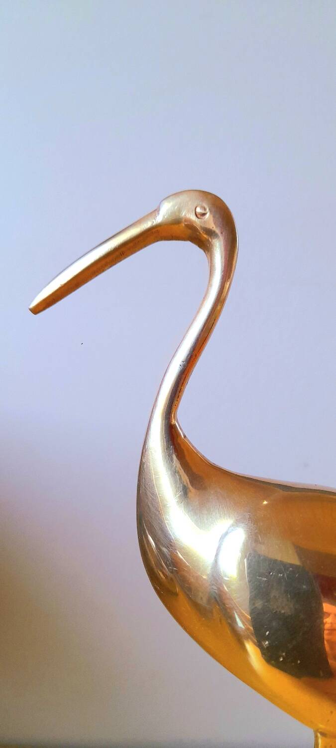Ibis en laiton 70s