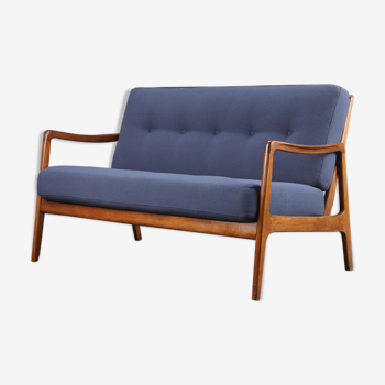 Ole Wanscher Teak Sofa 2 Seater France & Daverkosen, 1960s