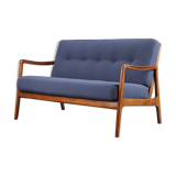 Ole Wanscher Teak Sofa 2 Seater France & Daverkosen, 1960s