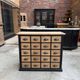 Workshop furniture with 20 drawers