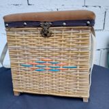 Chest seat for child wicker year 60