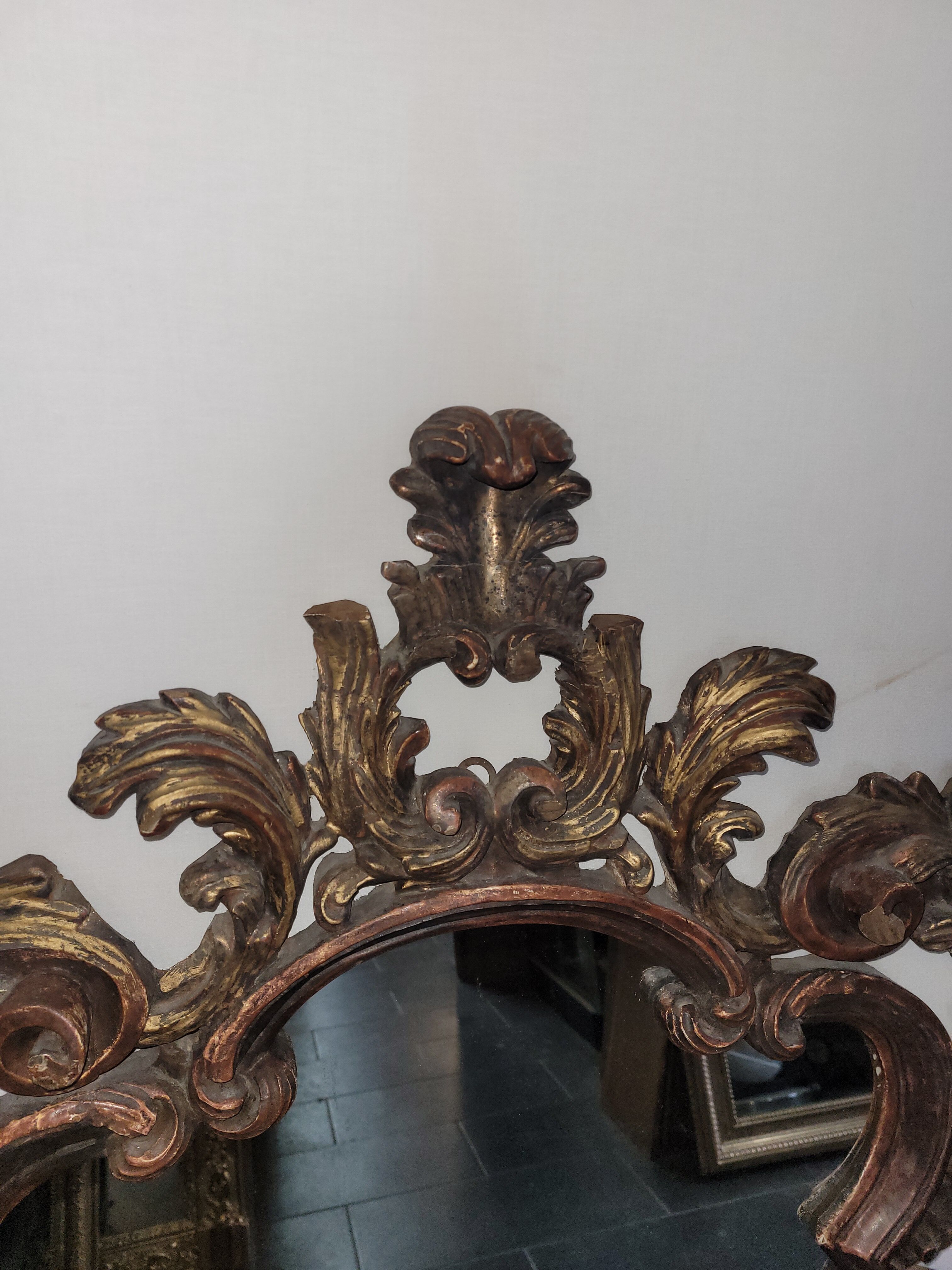 Rocaille mirror Louis XV style, 120/73cms