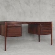 Executive rosewood Norwegian desk by Torbjørn Afdal for Haug Snekkeri AS Bruksbo, 1960s