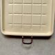 Large vintage enameled sheet metal tray