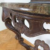 Antique German church console table, 19th century