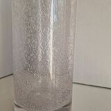 Large bubble glass vase in Biot style