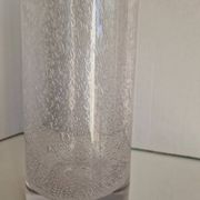 Grand vase en verre bullé style biot