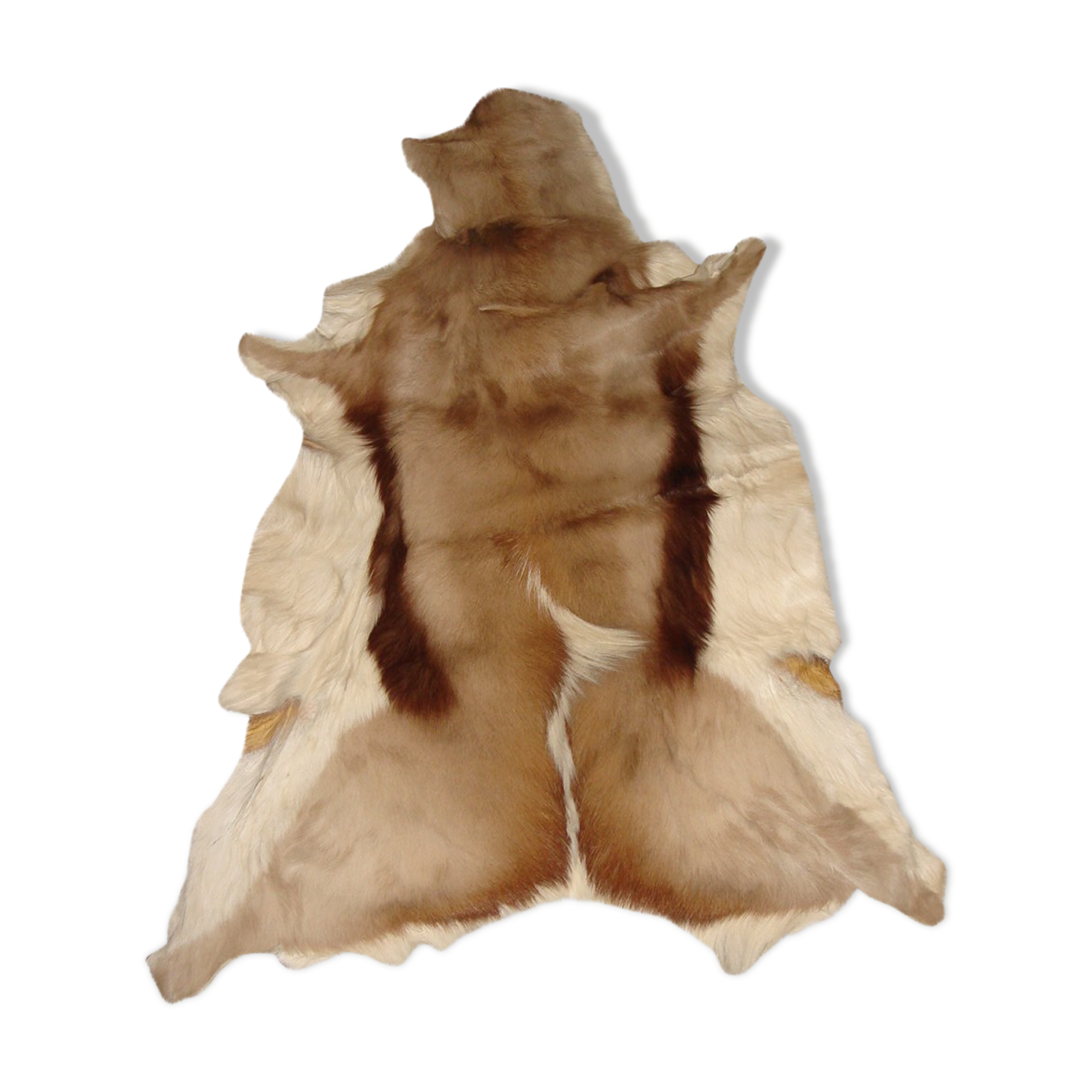 Skin of goat or tanned impala, ideal descent of bed 50x100cm