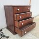 Commode vintage 1940 art déco en palissandre