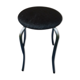 Stool in skaï noi Soudexvinyl H 44 cm