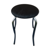 Tabouret en skaï noi Soudexvinyl